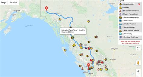 bc highway webcams|bc highway webcams map.